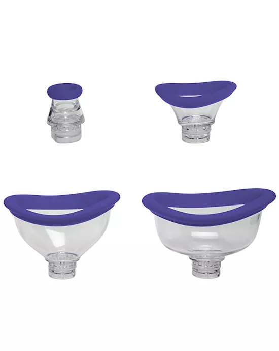 Bloom-intimate Body Pump Vibrator - 4-in-1 Interchangeable Set