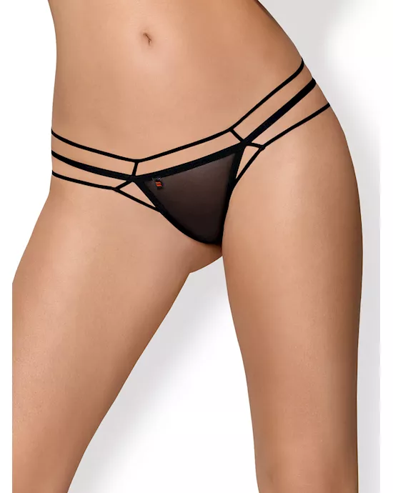 Obsessive Lavish - Mesh Thong