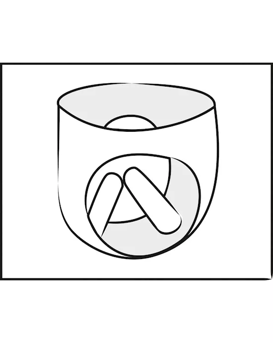 Leather Dual Dildo Briefs