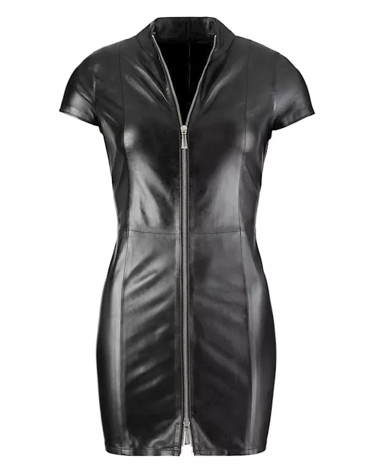 Leather Mini Dress