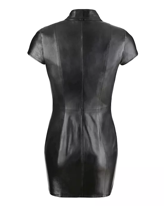 Leather Mini Dress