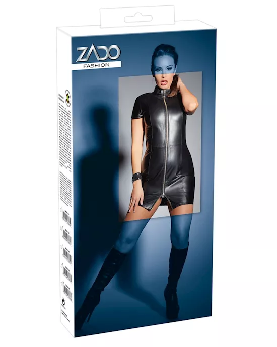 Leather Mini Dress