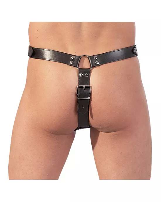 Jake Mens Thong Harness With Plug