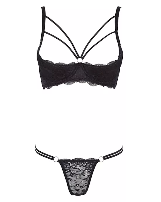 Underwired Shelf Bra Set