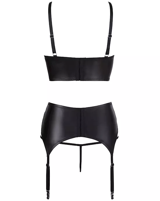 Leslie Shelf Bra Suspender Set