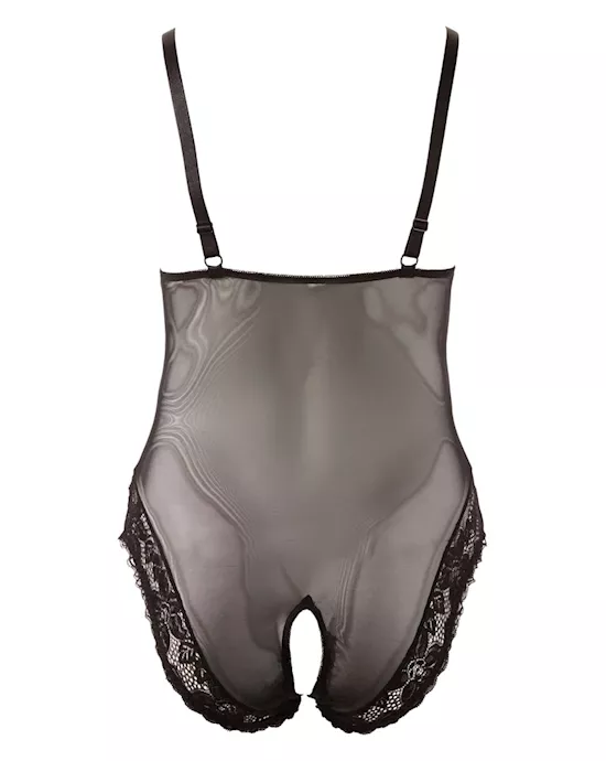 Powernet Crotchless Bodysuit
