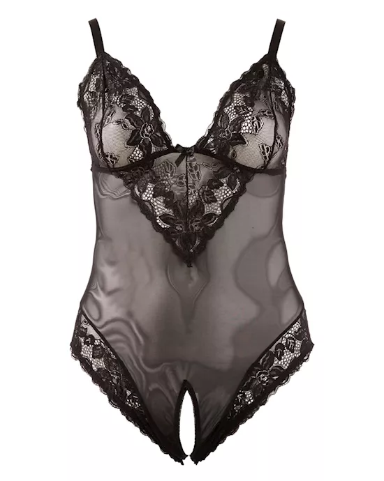 Powernet Crotchless Bodysuit