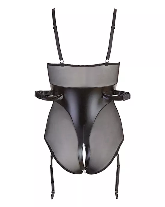 Wetlook Bondage Ring Bodysuit