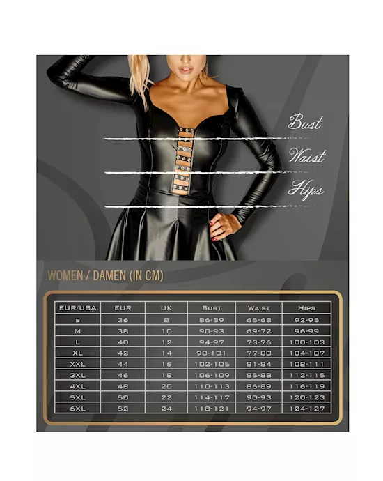 Sleeved Wetlook Bodysuit