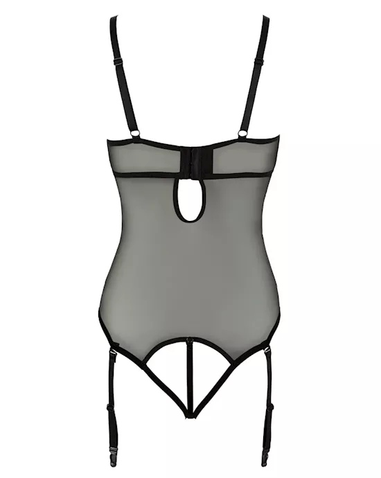 Striped Bodysuit - C