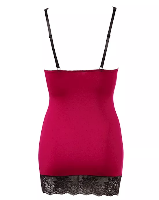 Decorative Lace Mini Dress