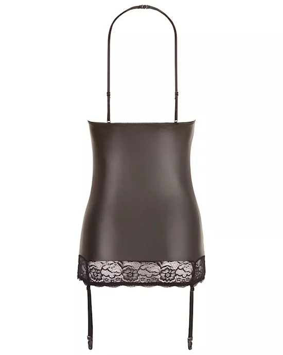 Cupless Dress With Suspenders