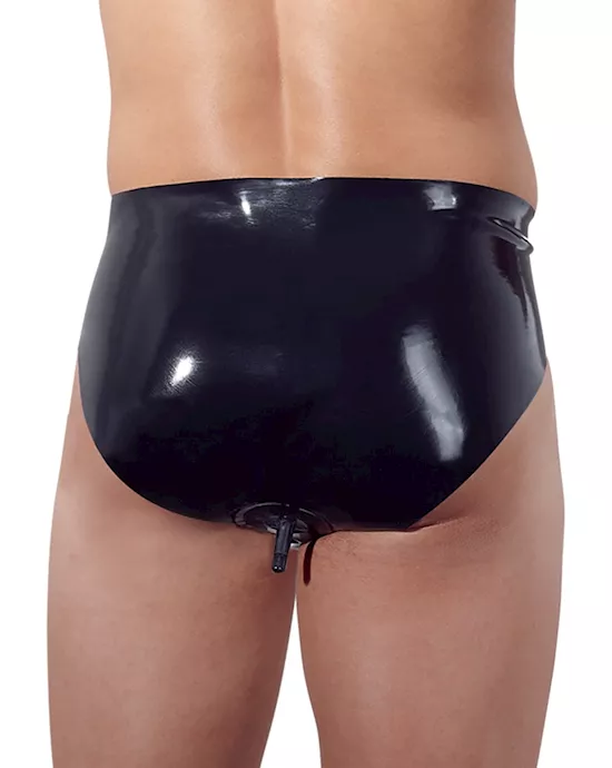 Felix Latex Briefs With Plug
