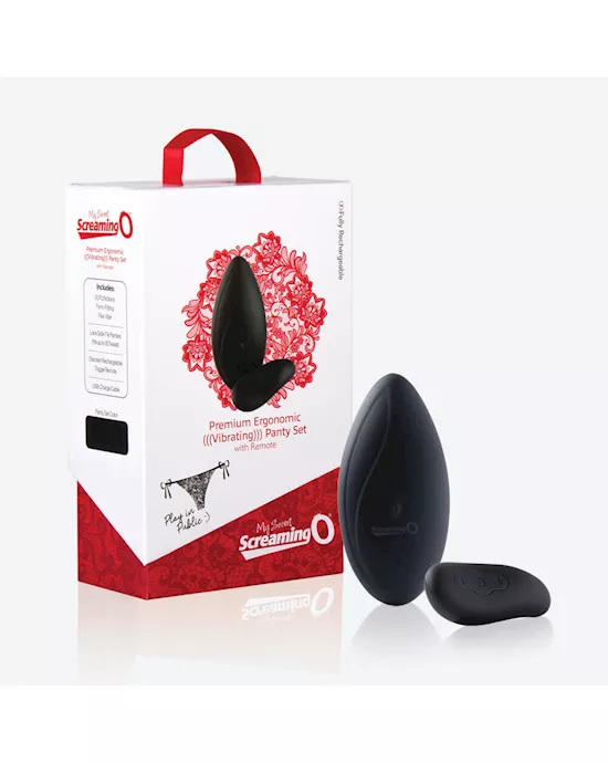 My Secret Remote Control Vibrating Panty Set