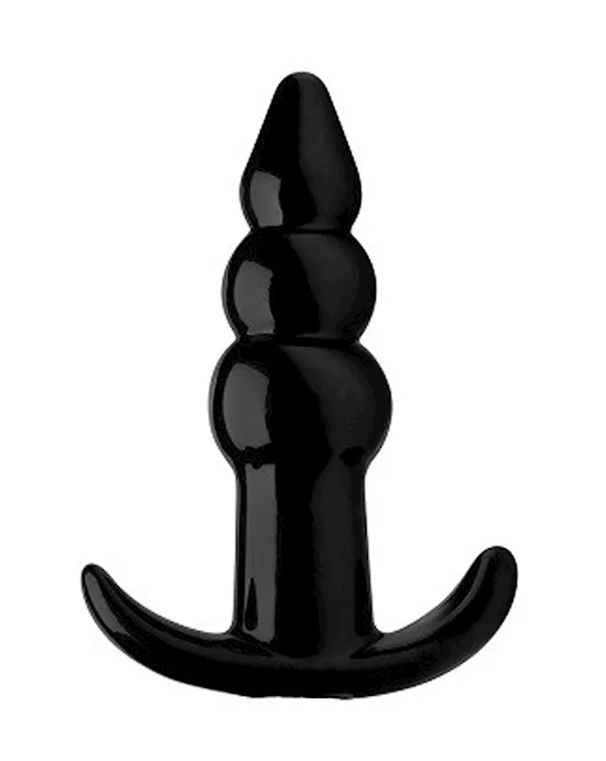 FriskyBubblingNoirRibbedAnalPlug