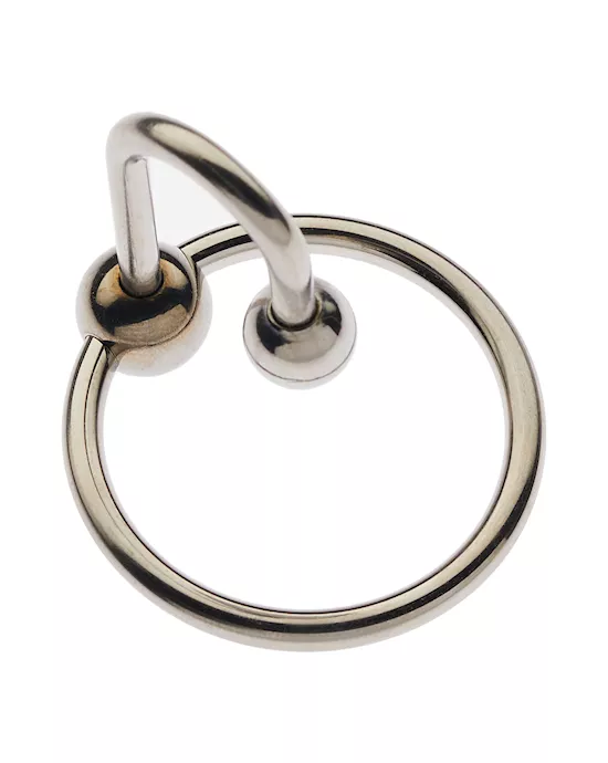 Kink Stainless Steel Ball End Head Ring - 28mm