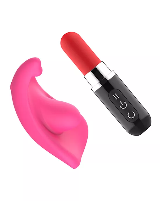 Abby Lipstick Remote Control Wearable Vibrator