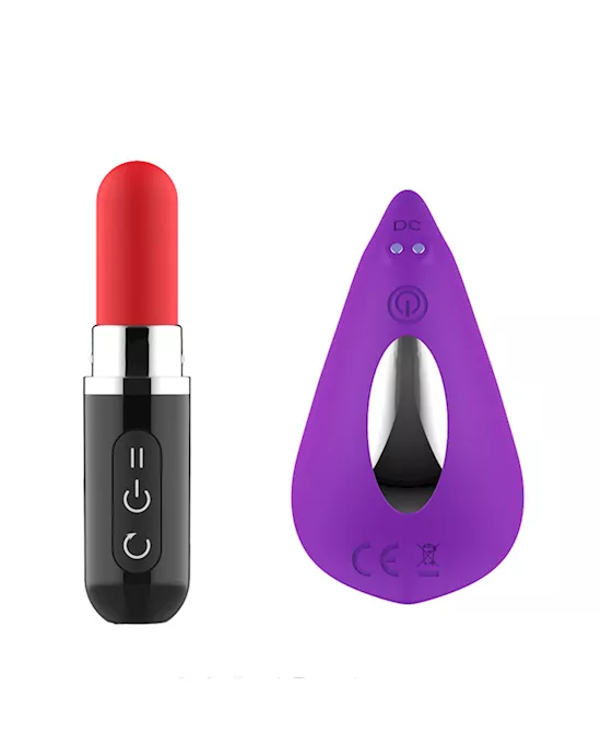 Abby Lipstick Remote Control Wearable Vibrator