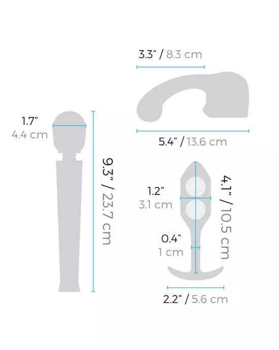 B-vibe X Le Wand Anal Massage & Education Set