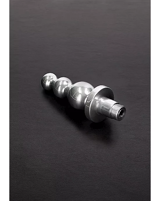 Revers Triple Ripple Enema Nozzle- Silver