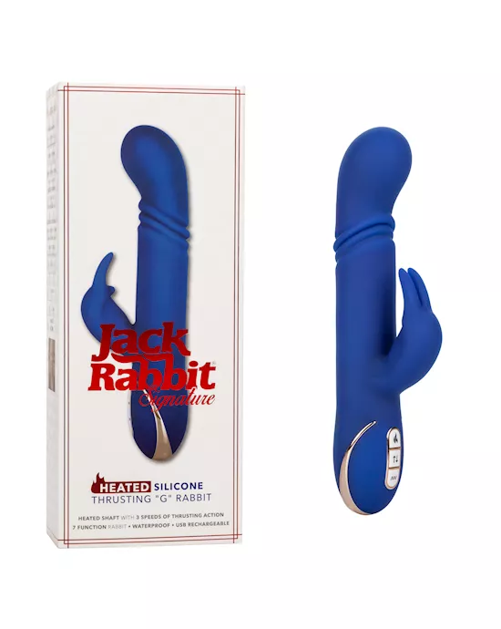 Jack Rabbit Signature Heated Silicone Thrusting "g" Rabbit
