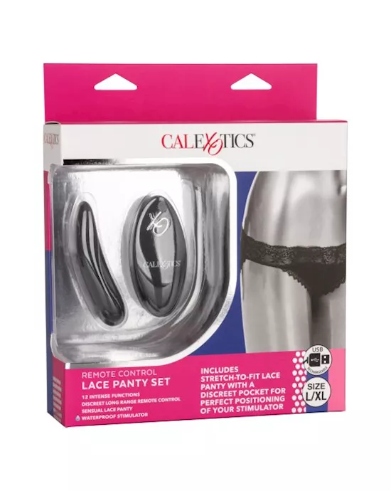 Remote Control Lace Panty Set