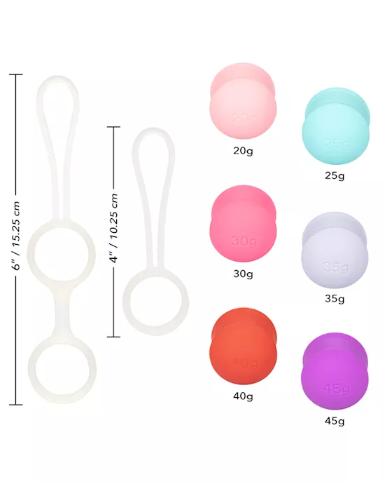 She-ology Interchangeable Weighted Kegel Set