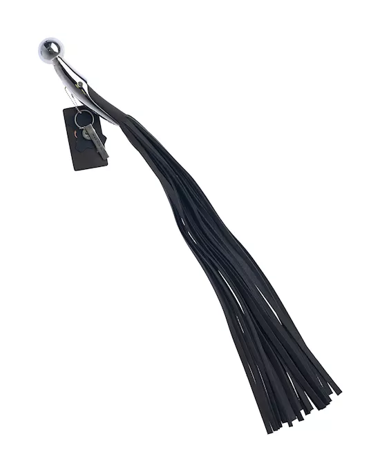 BoundXNubuckLeatherFloggerwithMetalHandle