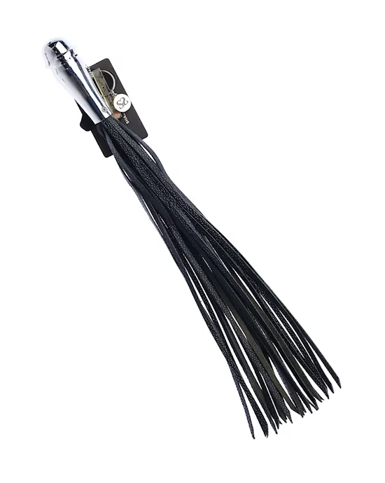 BoundXLeatherFloggerwithRoundGripHandle