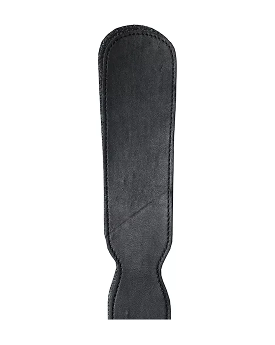 Bound X Braided Leather Slapper With Spikes