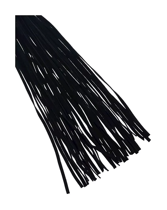 Bound X Suede Flogger With Cord Handle