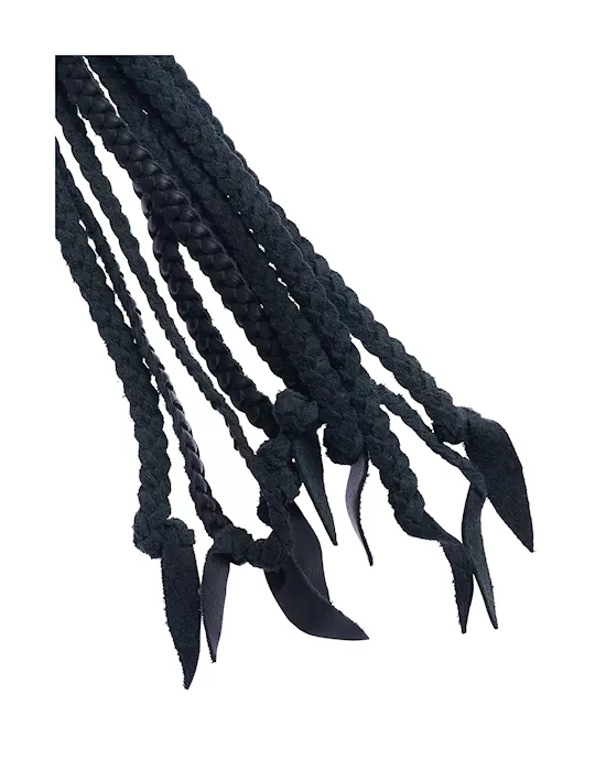 Bound X Braided Calf Leather Flogger