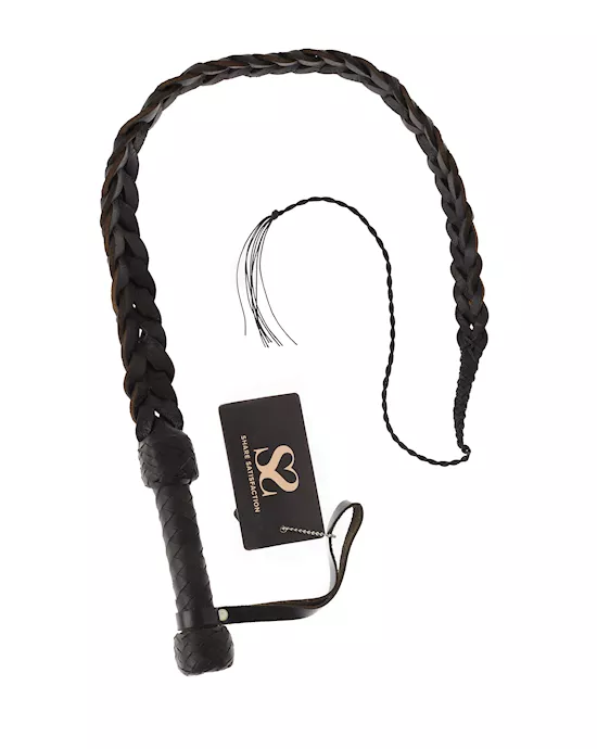 HeavySaddleLeatherWhip
