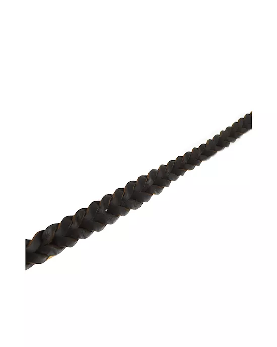 Bound X Heavy Duty Plaited Leather Whip
