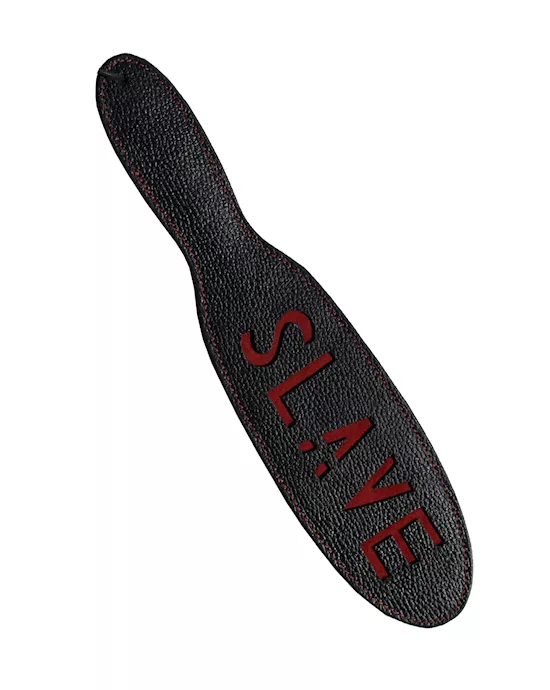 Bound X Leather Slave Paddle