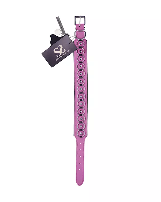 Bound X Pink Spiked Collar