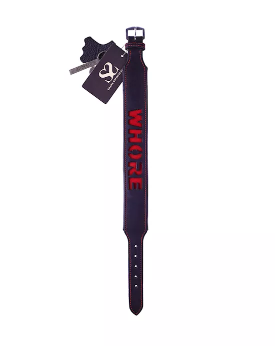Bound X Whore Collar