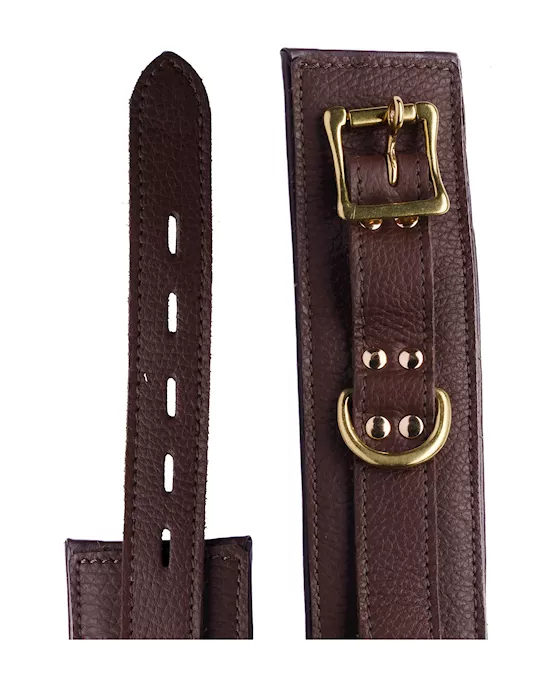 Bound X Calfskin Cuffs And Collar Set