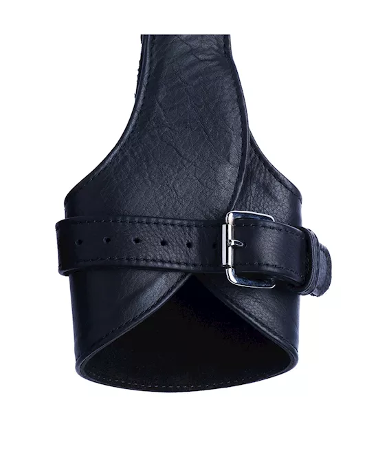 Bound X Leather Suspension Wrist Cuffs