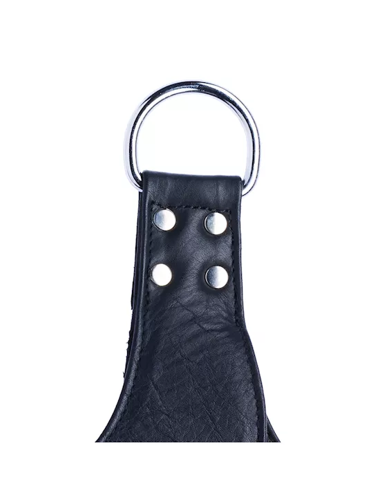 Bound X Leather Suspension Wrist Cuffs