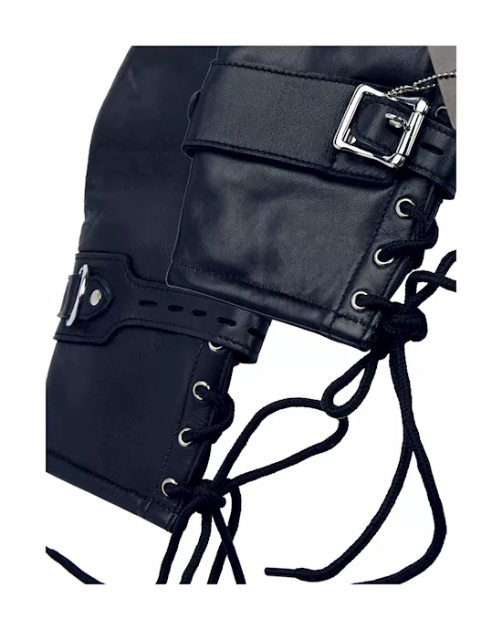 Bound X Calfskin Restraint Mittens
