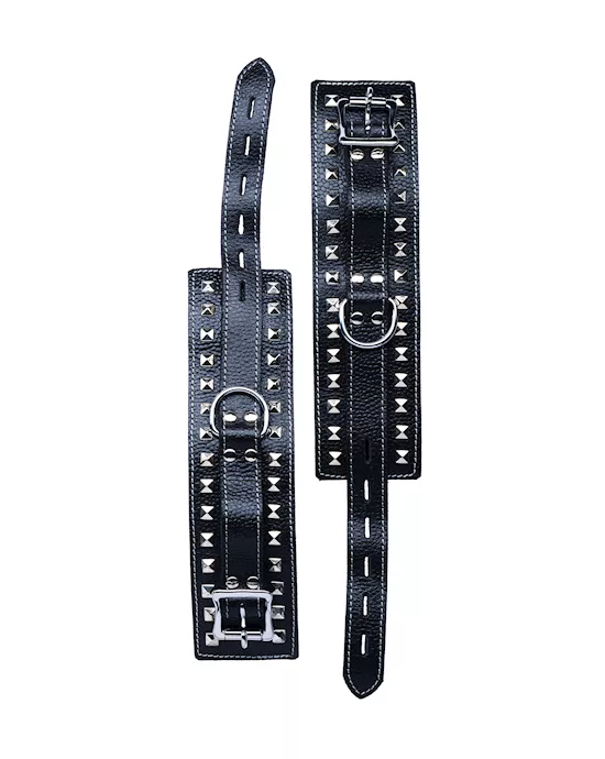 Bound X Studded Leather 7 Piece Bondage Kit