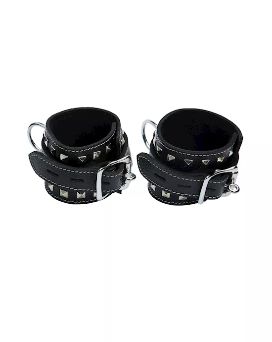 Bound X Studded Leather 7 Piece Bondage Kit