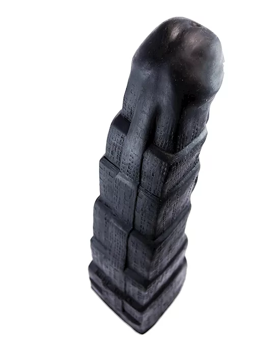 Rump Tower Dildo - Black -  17.25 Inch