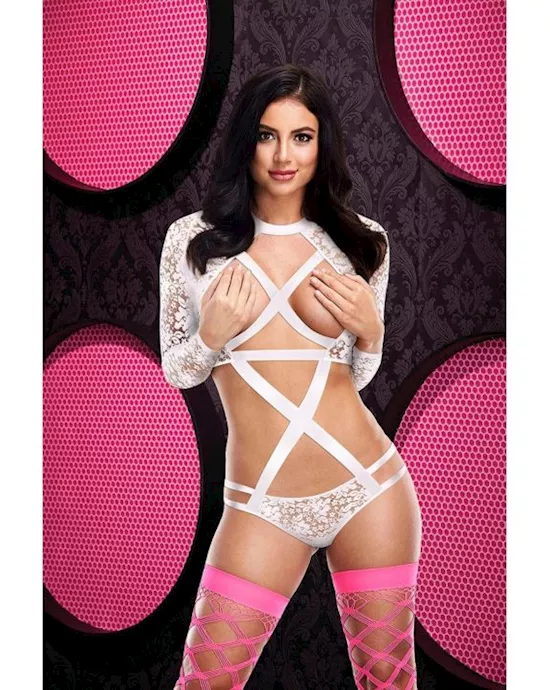 SEXYSTRAPPYLONGSLEEVEBODYSUIT-BLK-OS