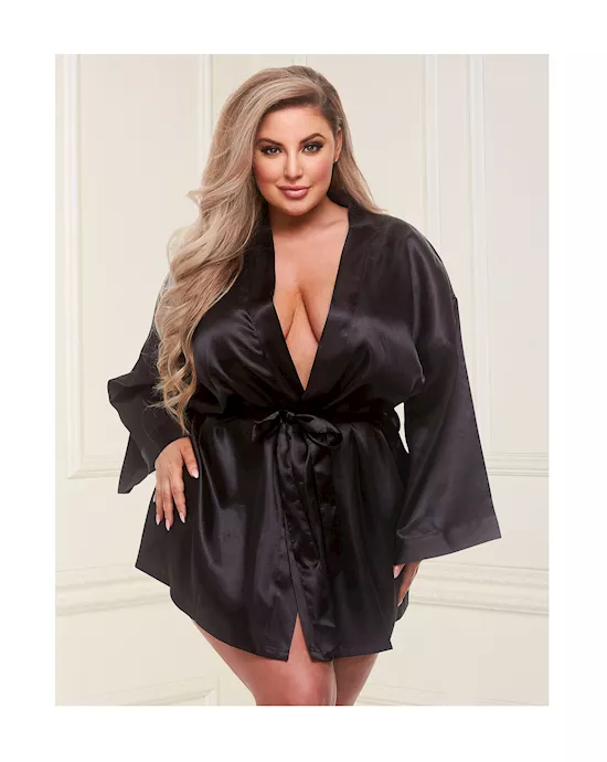 Silken Satin Robe