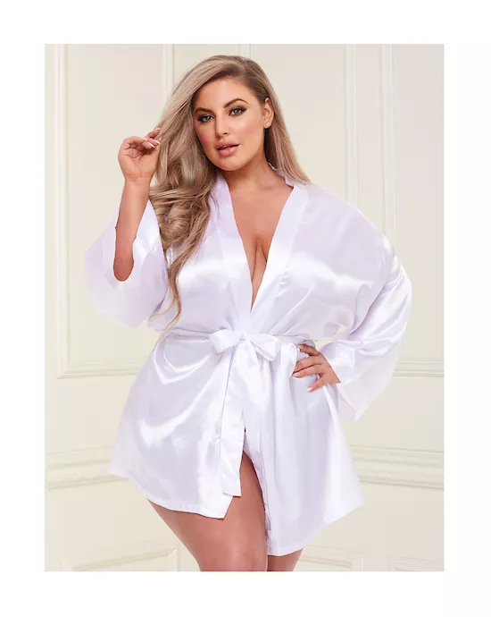 Silken Satin Robe