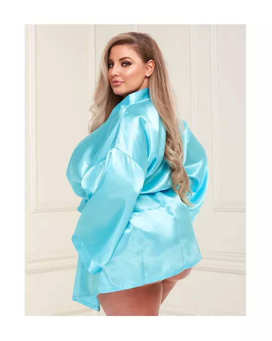 Silken Satin Robe