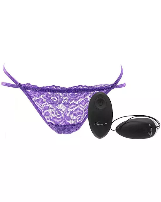 VibratingopenbackrechargablepantyPurple