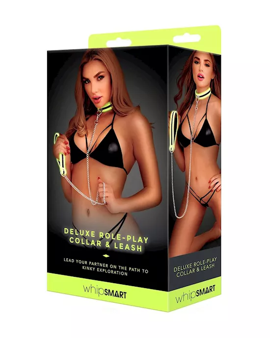 Glow In The Dark Collar And Leash